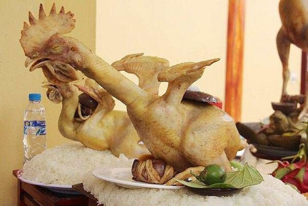 1001 kiểu tạo dáng gà cúng siêu “bá đạo” làm dân tình há hốc mồm
