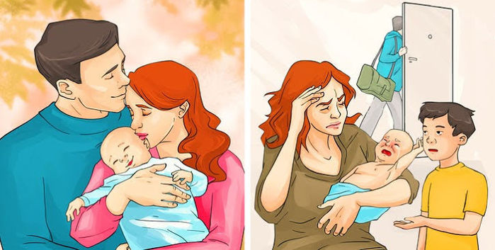5 vấn đề sau khi sinh con vợ chồng biết để gia đình không mâu thuẫn