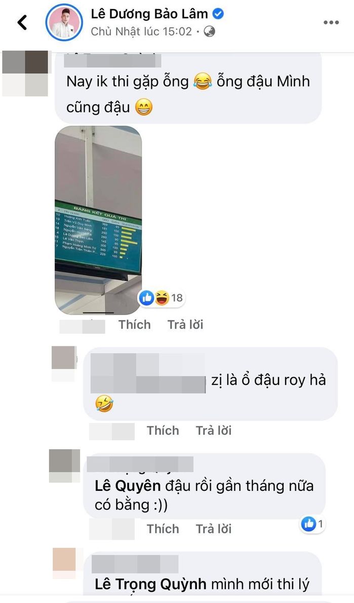 Bạn thi cùng xác nhận Lê Dương Bảo Lâm đậu bằng lái xe đã nửa tháng
