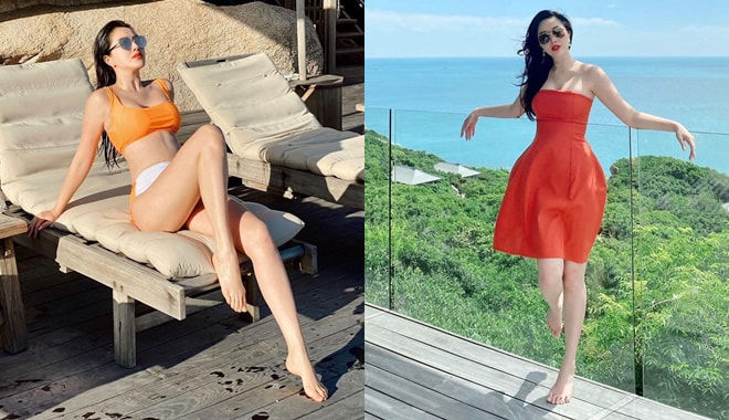 Bảo Thy khoe sắc vóc nuột nà khẳng định không chỉnh sửa tẹo nào