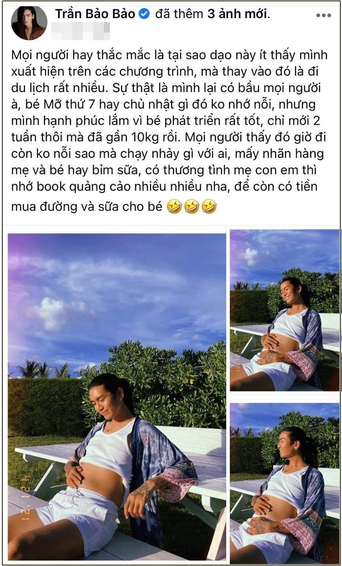 BB Trần gây choáng khi thông báo có bầu tăng hẳn 10kg