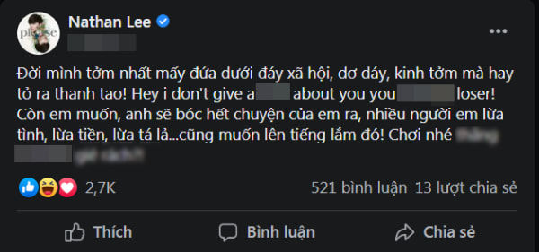 Cao Thái Sơn đáp trả Nathan Lee: Tất cả tài sản đều do tôi tạo nên