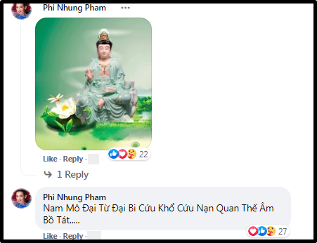 Chi Dân dăng đàn cầu nguyện cho mẹ