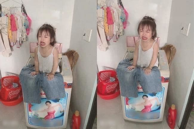 Đẻ con gái nuôi cho nhàn, nhìn cảnh này, bố mẹ nào cũng chạy dài
