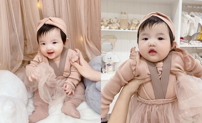Đông Nhi khoe ảnh con gái đang say giấc, hé lộ ưu điểm nhan sắc