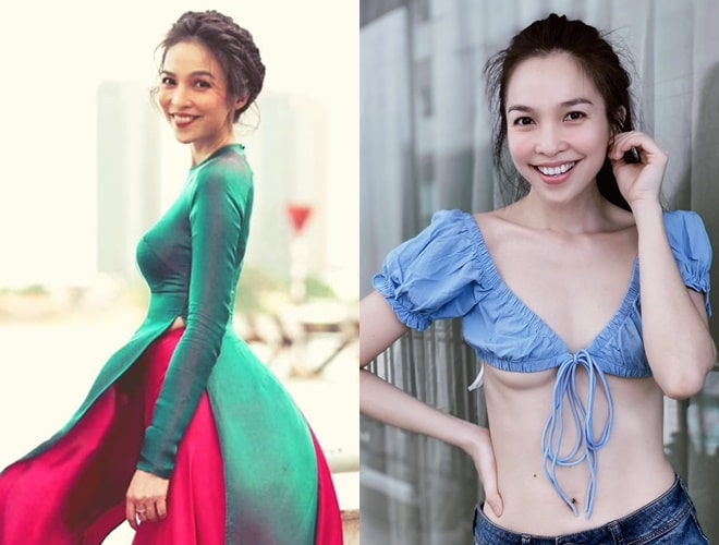 Hiền Thục nghiện khoe ảnh kiệm vải ở tuổi U40