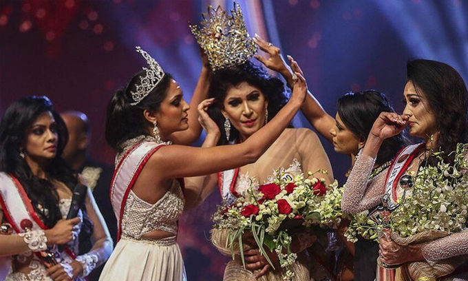 Người giật vương miện Hoa hậu Quý bà Sri Lanka bị bắt