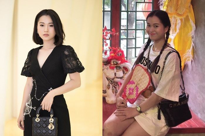 Lâm Vỹ Dạ được khen khi phối đồ với sắc hồng
