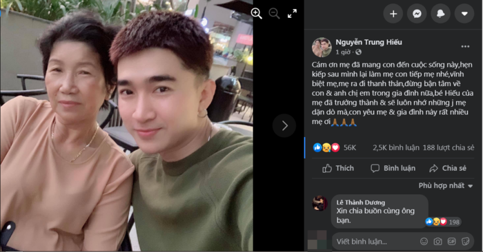 Mẹ Chi Dân qua đời