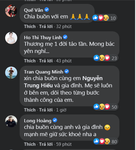 Mẹ Chi Dân qua đời