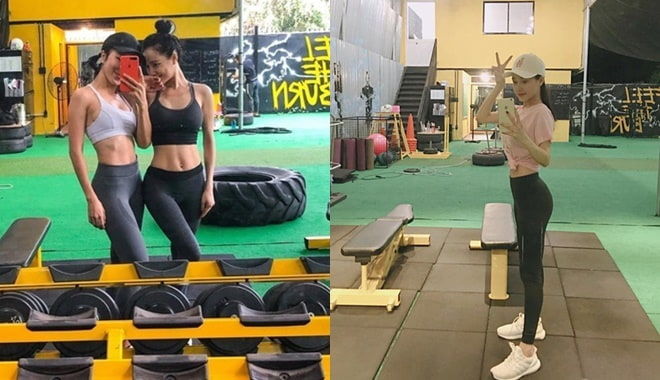 Mỹ nhân Việt được chồng chiều chuộng, xây phòng gym tại gia