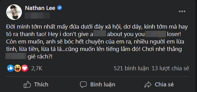 Nathan Lee khẩu chiến Cao Thái Sơn