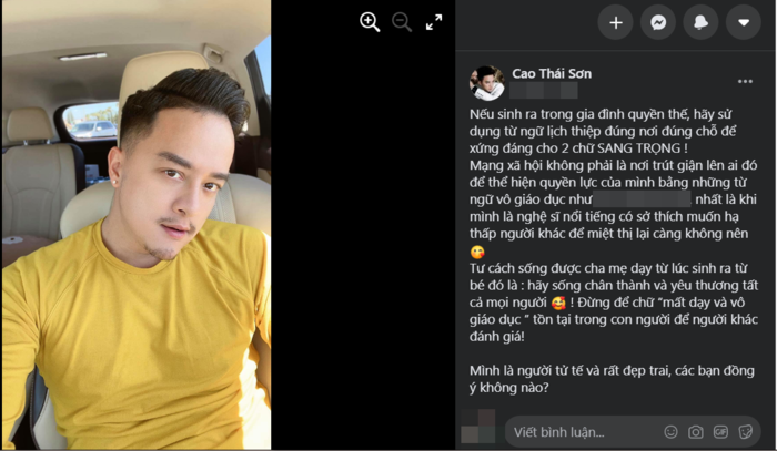 Nathan Lee khẩu chiến Cao Thái Sơn