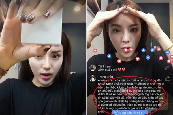 Nghệ sĩ PR sản phẩm kém chất lượng