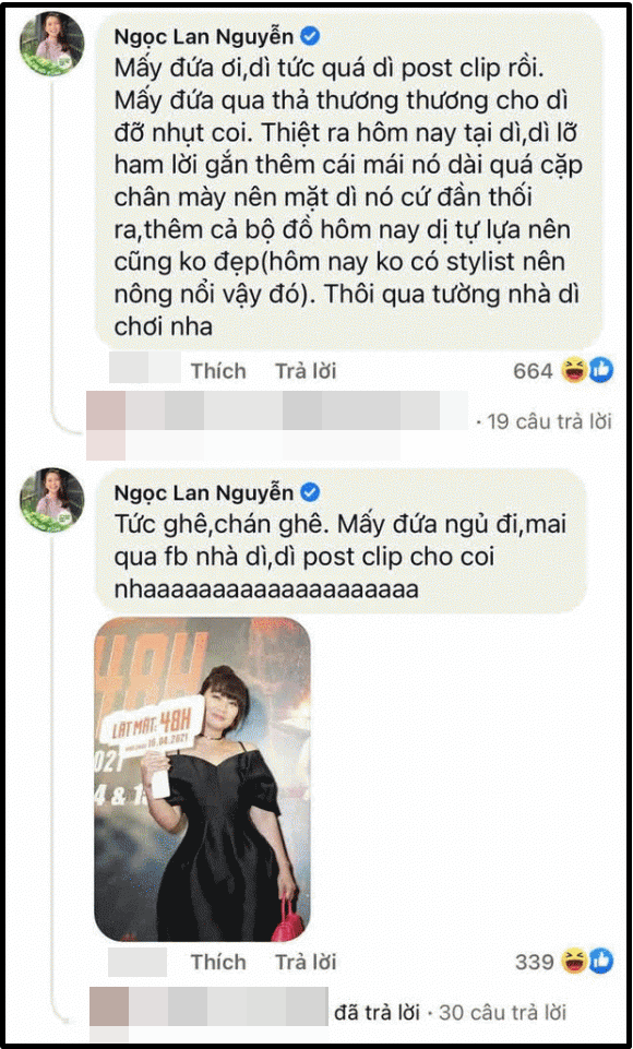Ngọc Lan xin lỗi fan vì chọn sai kiểu tóc, hứa sẽ giảm 3kg