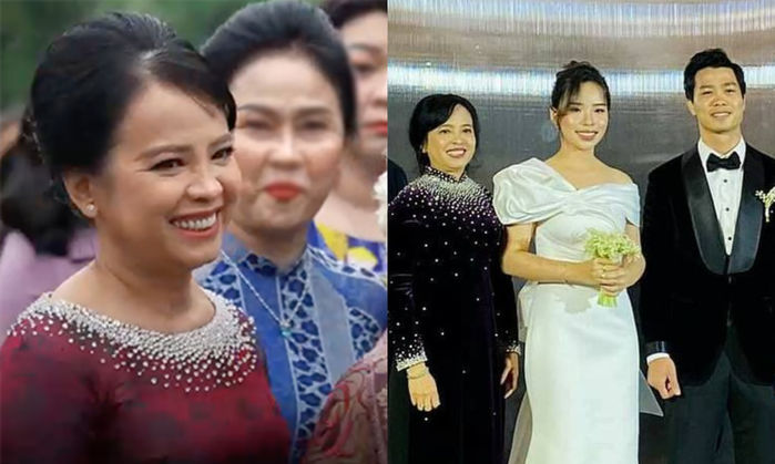 Nhan sắc đẹp mặn mà của mẹ vợ các tuyển thủ Việt Nam