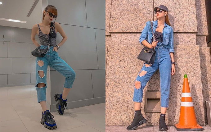 Những chiếc quần mát mẻ của sao Việt