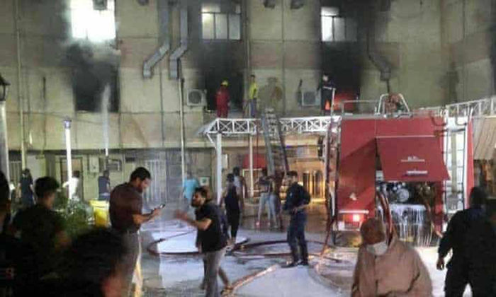 Thảm kịch Covid-19: Cháy bệnh viện trị, 27 người không qua khỏi 