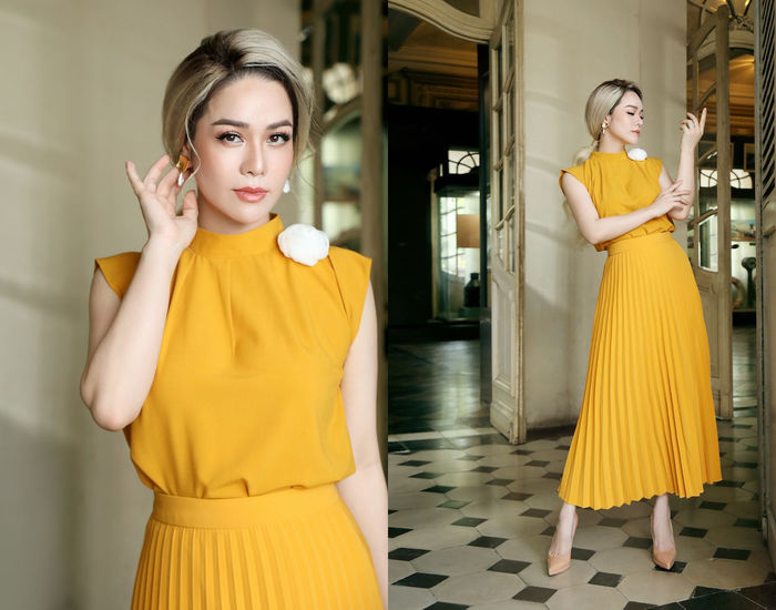 Nhật Kim Anh F5 kiểu tóc sau khi giành được quyền nuôi con