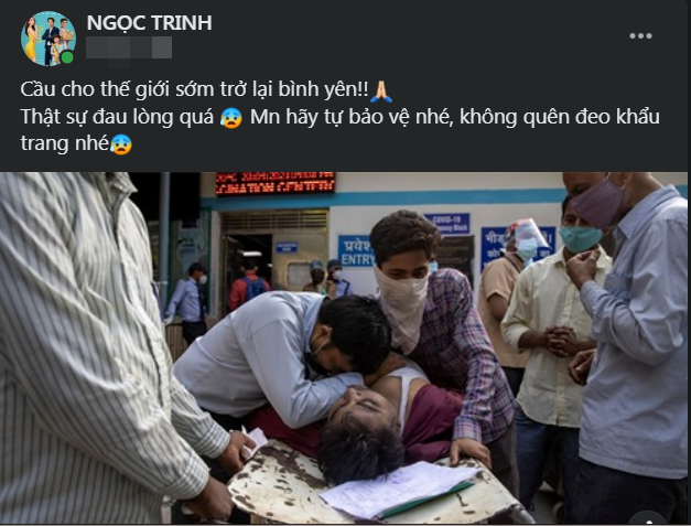Sao Việt cầu nguyện bình an cho Ấn Độ