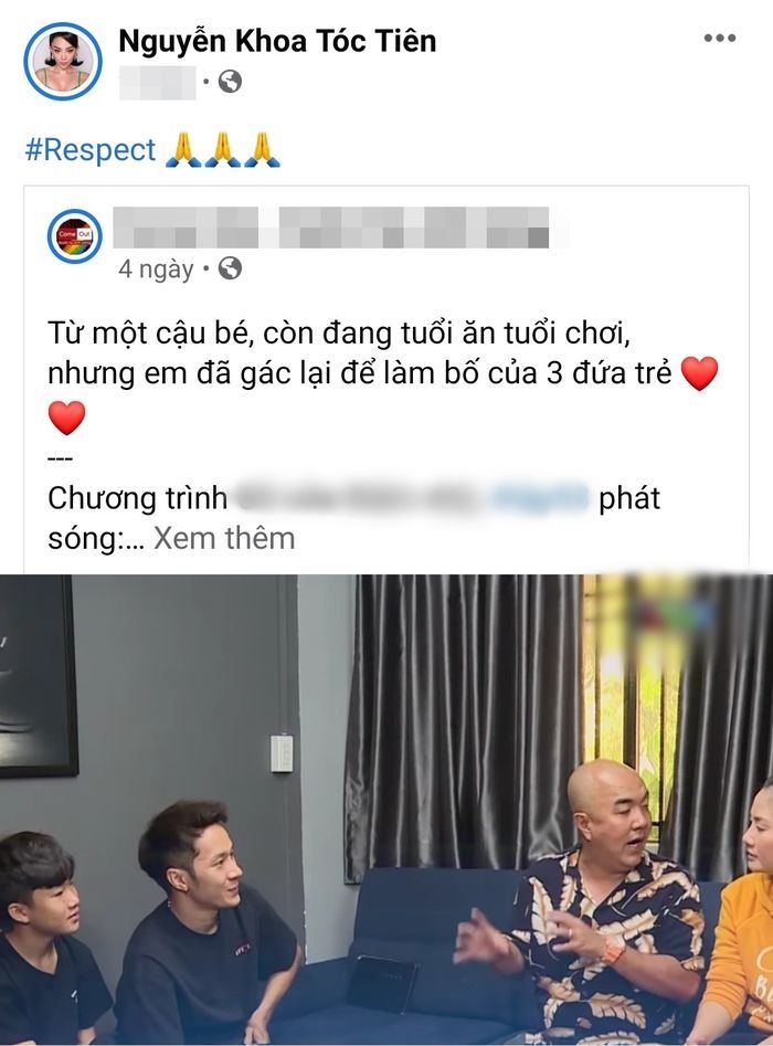 Tóc Tiên, Ngọc Lan ngưỡng mộ nam vũ công 27 tuổi nuôi 3 cậu con trai