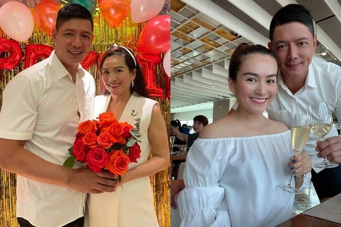 Vợ đại gia của Bình Minh ngày càng trẻ trung