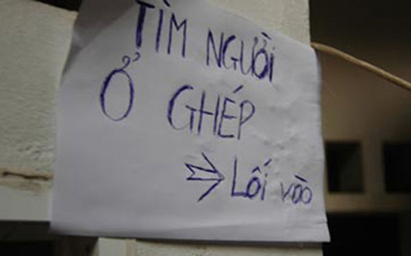 Những rắc rối thường gặp khi tìm người ở ghép