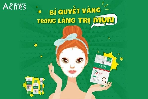 Acnes Anti-Acne Mask mặt nạ giấy “khắc tinh mụn” teen không thể bỏ qua