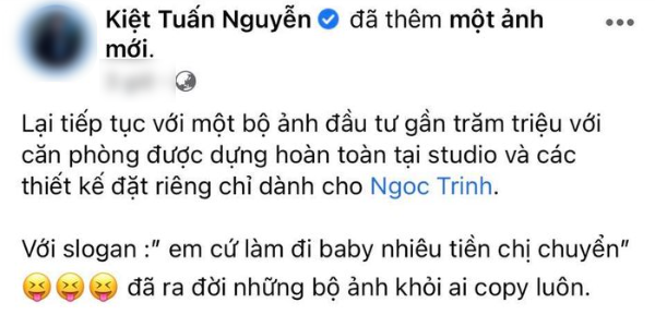 Lại chi trăm triệu chụp hình, Ngọc Trinh kêu ekip xài tiền mình thả ga