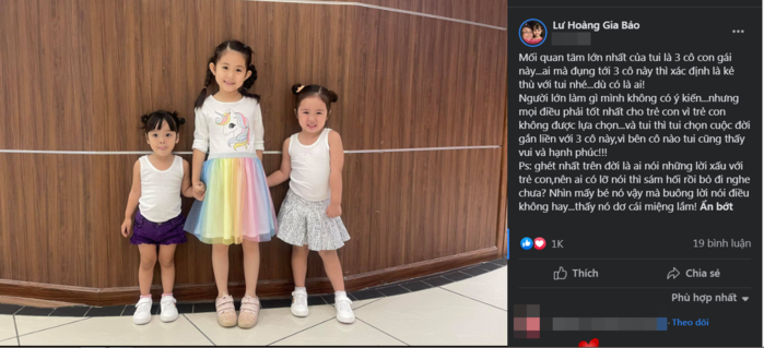 Anh trai Cindy Lư nói về con riêng của Hoài Lâm: Ai đụng tới là kẻ thù