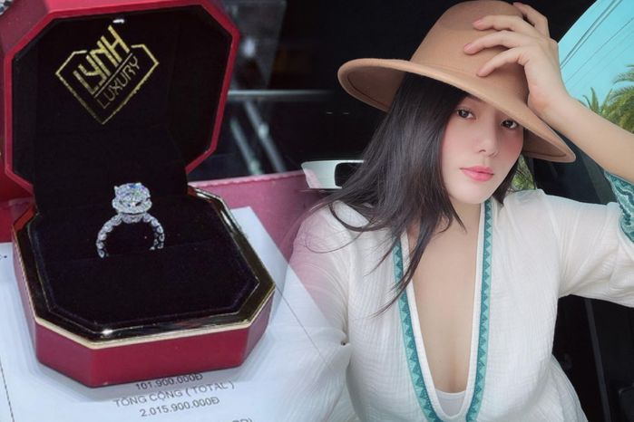 Bà Hằng có 2 viên kim cương to bằng hột mít, đại gia khác cũng chả vừa
