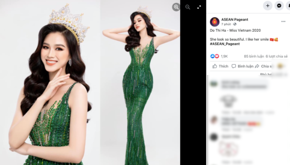 Bị chê Hoa hậu nhà quê, Đỗ Hà lại được page sắc đẹp Châu Á ngợi khen
