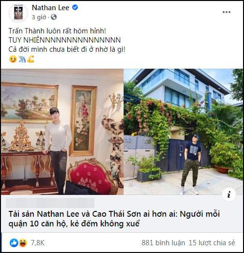 Bị Nathan Lee bóc phốt sang Mỹ ở nhờ, Cao Thái Sơn khoe ngay nhà mới