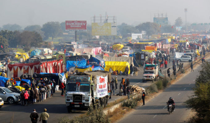 Biển người Ấn Độ kéo về New Delhi phản đối cải cách nông nghiệp
