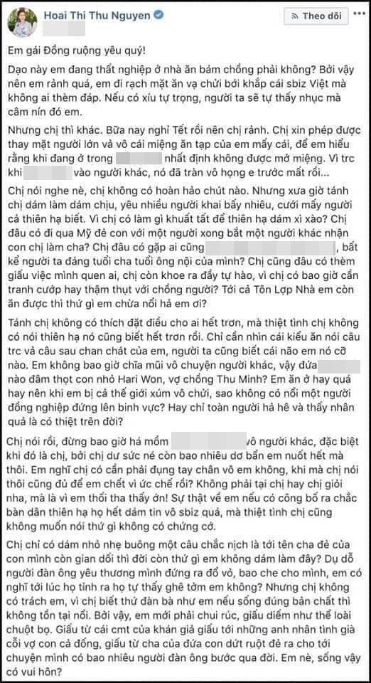 CĐM đào mộ Hoa hậu Thu Hoài cũng từng bóc mẽ dĩ vãng của Vy Oanh