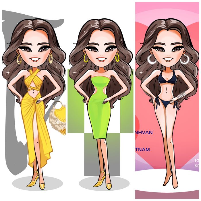 Chàng trai 9X vẽ ảnh chibi Hoa hậu Khánh Vân để cổ vũ trước chung kết