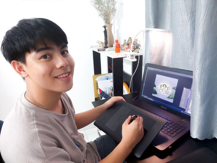 Chàng trai 9X vẽ ảnh chibi Hoa hậu Khánh Vân để cổ vũ trước chung kết