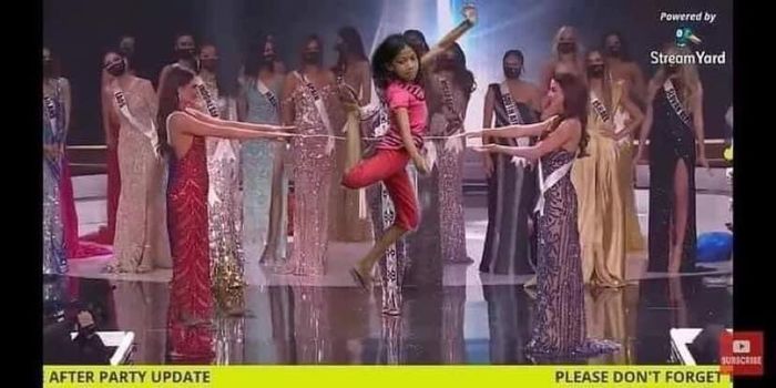 CĐM chế ảnh màn trao giải hoa hậu mùa dịch của Miss Universe 2020