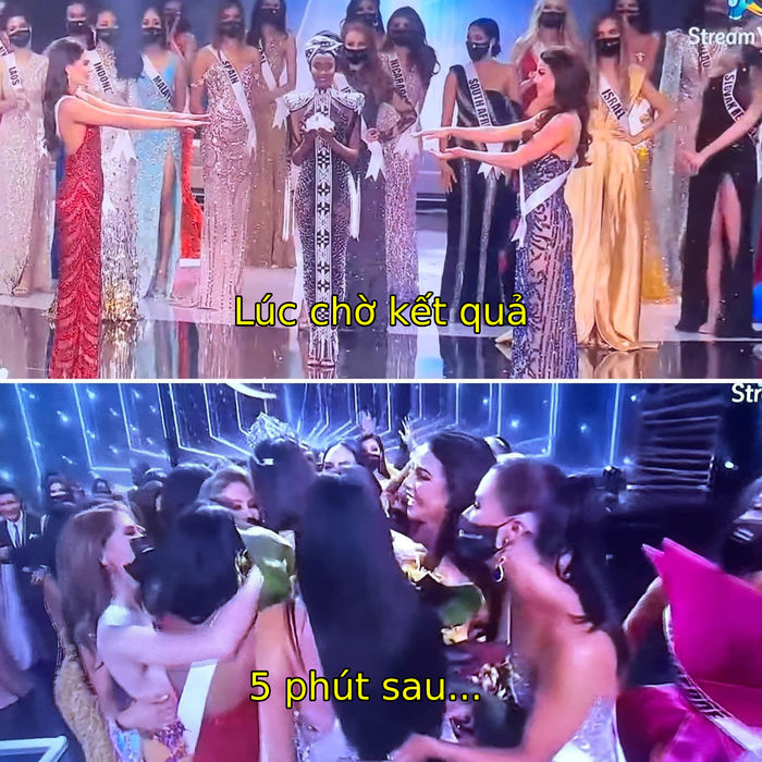 CĐM chế ảnh màn trao giải hoa hậu mùa dịch của Miss Universe 2020