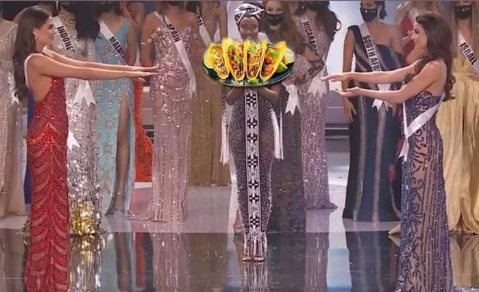 CĐM chế ảnh màn trao giải hoa hậu mùa dịch của Miss Universe 2020