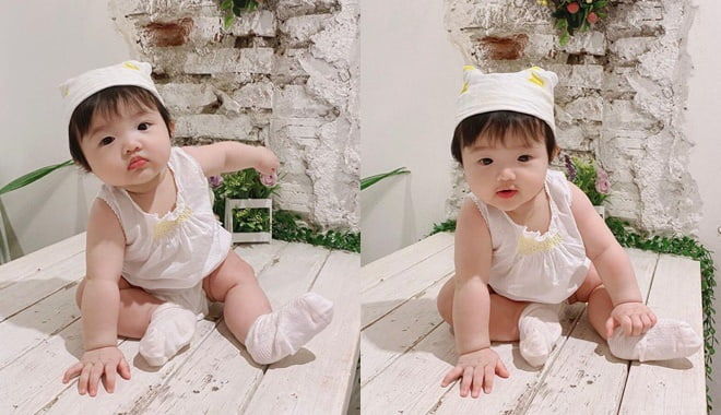 Con gái Đông Nhi ghi điểm với rổ tạo hình siêu cưng
