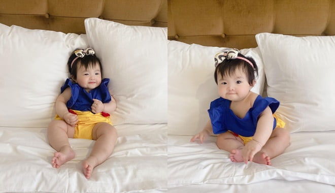 Con gái Đông Nhi ghi điểm với rổ tạo hình siêu cưng