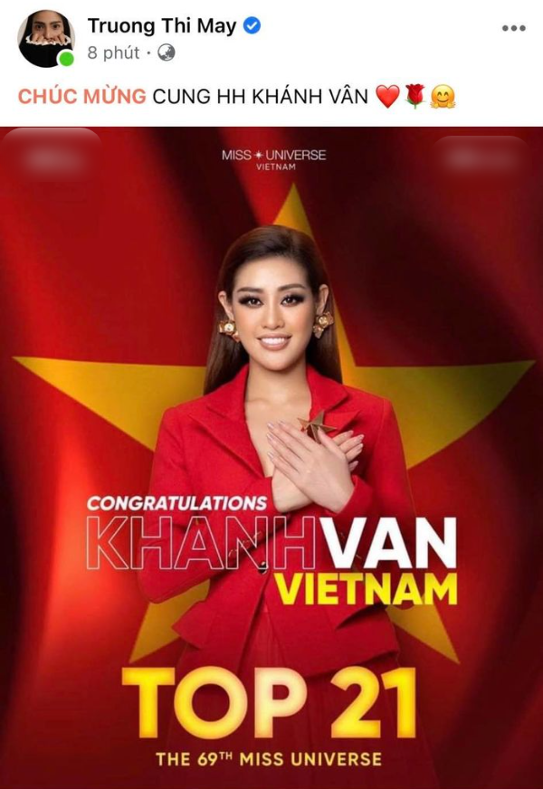Dàn sao Việt an ủi khi Khánh Vân dừng chân Top 21 Miss Universe 2020