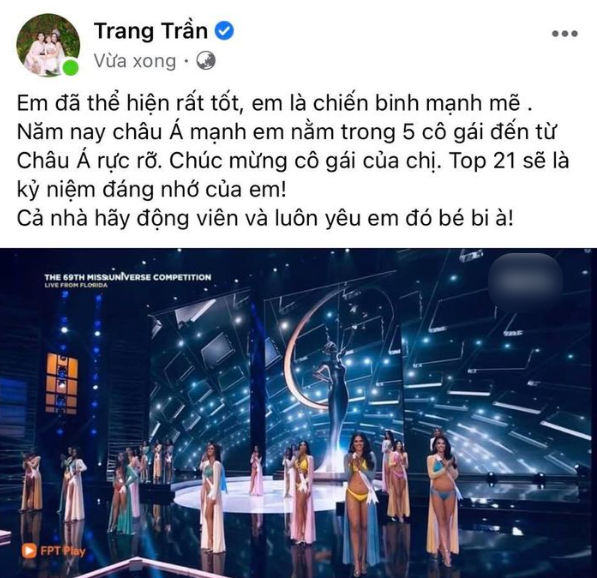 Dàn sao Việt an ủi khi Khánh Vân dừng chân Top 21 Miss Universe 2020