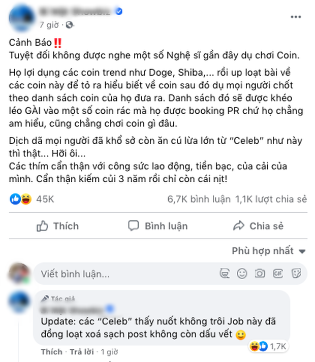 Dịch bệnh còn bị thần tượng lừa, dắt fan vào con đường kiếm tiền ảo