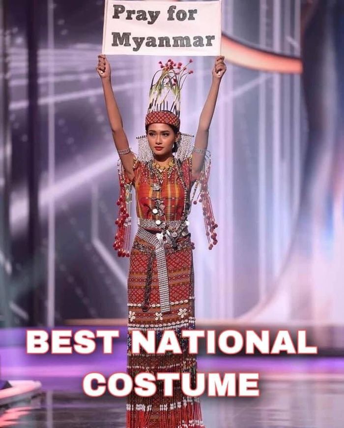 Hoa hậu Myanmar không dám về nước sau khi thi Miss Universe