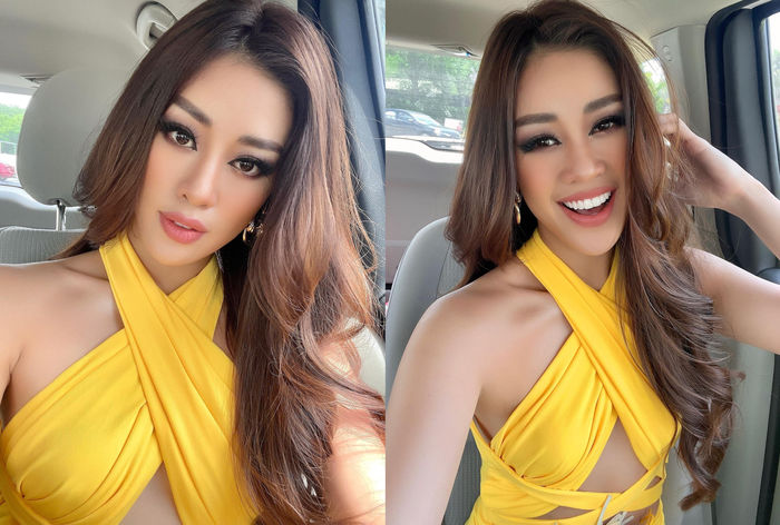 Hoa hậu Khánh Vân đi dạo trên đường phố Mỹ: Xinh đẹp như tia nắng
