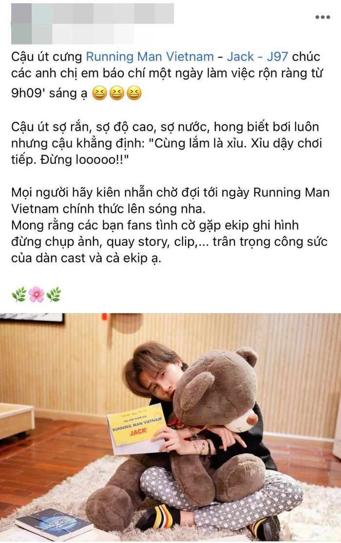 Jack là bản sao của BB Trần ở Running Man: chưa chơi đã dơ