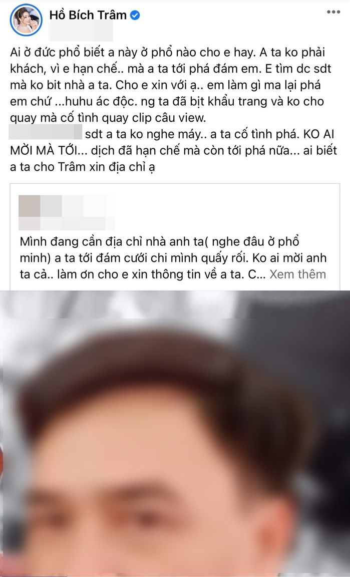 Khách không mời mà đến trong đám cưới sao Việt: Hồ Bích Trâm bức xúc