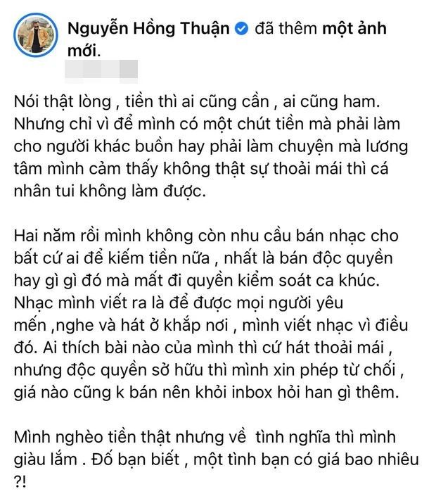 Nathan Lee khuyên fan đừng chửi Nguyễn Hồng Thuận vì vụ Cao Thái Sơn